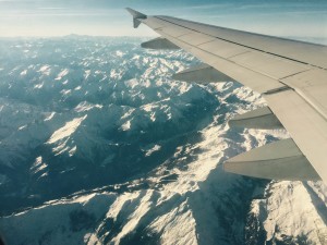 Somewhere over the Alps