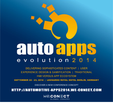 Speaker @ Auto Apps Evolution 2014